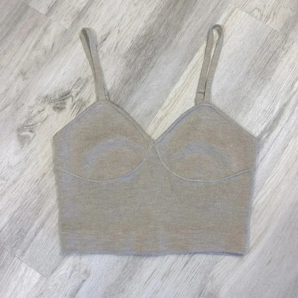 The Drop Influencer Pick / Women’s Catalina Sweater Camisole in Heather Sand NEW - Picture 2 of 4